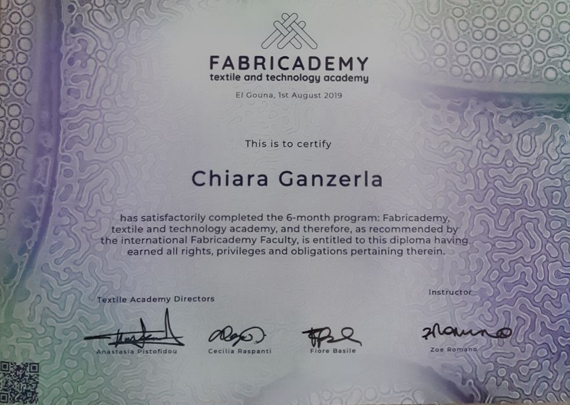 diplomaChiaraFabricademy
