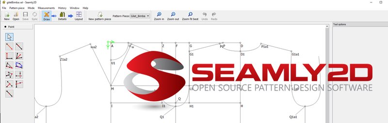 Course "Digital patternmaking with Seamly2D"