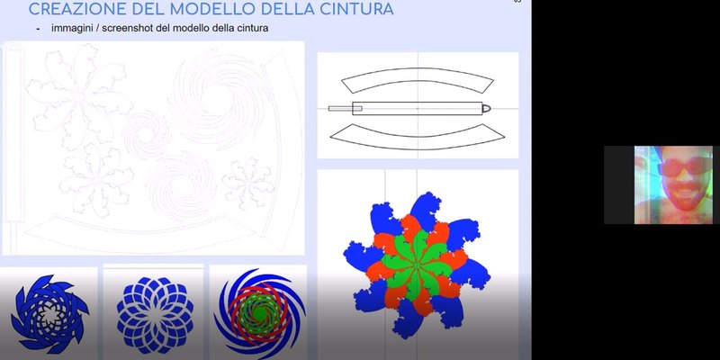 Progetto Interpolazioni di spirali - corso Digital Fashion Making