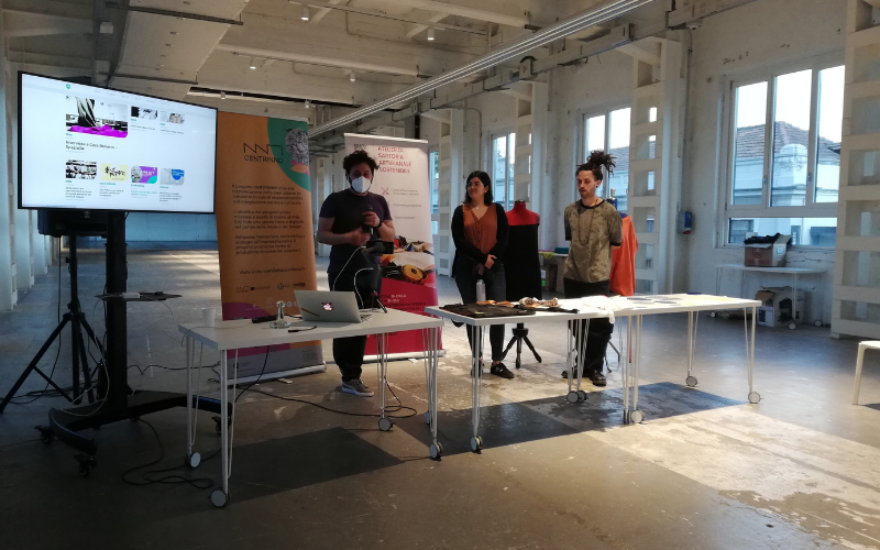 Costantino Bongiorno durante la Fab City Residency di Centrinno a Base Milano